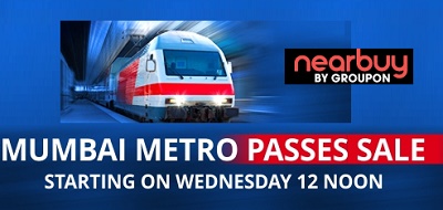 India Desire : Nearbuy- Mumbai Metro Passes Sale Start On 17th Feb 12 PM [Live]